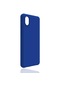 Kilifone - Samsung Uyumlu Galaxy A01 Core - Kılıf Mat Soft Esnek Biye Silikon - Mavi