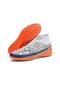 Snapbuy Fg/tf Futbol Ayakkabıları Kaymaz Başak Krampon Genç Çocuklar Yüksek Ayak Bileği Kramponları Çim Futbol Sneakers Gri