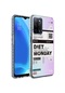 Kilifone - Oppo Uyumlu A54 4g - Kılıf Kenarlı Renkli Desenli Elegans Silikon Kapak - No5