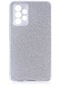 Samsung Galaxy A73 Kılıf Renkli Simli Kamera Çıkıntılı Parlak Shining Arka Kapak - Gümüş