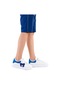 Kiko Kids Artela Cırtlı Erkek Çocuk Günlük Spor Ayakkabı Beyaz - Saks