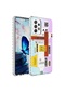 Kilifone - Samsung Uyumlu Galaxy A32 4g - Kılıf Kenarlı Renkli Desenli Elegans Silikon Kapak - No2