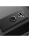 Kilifone - Samsung Uyumlu Galaxy Note 9 - Kılıf Yüzüklü Auto Focus Ravel Karbon Silikon Kapak - Siyah