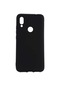 Kilifone - Meizu Uyumlu Note 9 - Kılıf Mat Renkli Esnek Premier Silikon Kapak - Siyah