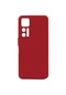 Mutcase - Tcl Uyumlu 30 Plus - Kılıf Mat Soft Esnek Biye Silikon - Kırmızı