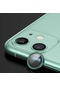 Noktaks - iPhone Uyumlu 12 Mini - Kamera Lens Koruyucu Cl-07 - Açık Yeşil