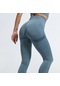 Mavi Kadın Spor Tayt Yüksek Bel Legging Spor Egzersiz Vücut Geliştirme Yoga Pantolon