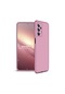 Kilifone - Samsung Uyumlu Galaxy A13 4g - Kılıf 3 Parçalı Parmak İzi Yapmayan Sert Ays Kapak - Rose Gold