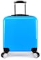 Tekerlekli Seyahat Bavul Çantası 20inç Kare Mavi