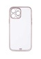 Kilifolsun iPhone Uyumlu 13 Pro Max Kılıf Koruyucu Voit Clear Tatlı Sert Silikon Kapak Beyaz