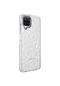 Kilifone - Samsung Uyumlu Galaxy A12 - Kılıf Koruyucu Prizmatik Görünümlü Buzz Kapak - Beyaz