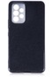 Samsung Galaxy A73 Kılıf Renkli Simli Kamera Çıkıntılı Parlak Shining Arka Kapak - Siyah