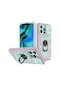 İphone Uyumlu 16 15 14 Pro Max Plus 13 12 Pro Max Xr 360 Tam Vücut Sağlam Koruyucu Green Pink İphone Uyumlu 14 Plus Green Pink