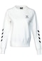 Hummel T-noni 2.0 Kadın Beyaz Bisiklet Yaka Sweatshirt
