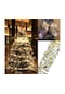 Xiaoqityh- Noel Ağacı Kurdele Dekorasyonu Noel Şerit Işıkları, Şerit Noel Işıkları Noel Ağacı Peri Kurdela Dekorasyonu 40 Led Kablolu Dize Altın Pille Çalışan Çok Renkli Su Geçirmez Xiaoqityh