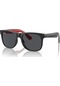 Ray-Ban Junior Rj 9069s 716687 48 Çocuk Güneş Gözlüğü Siyah