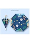 Hyt-çocuk Öğrenci Şemsiyesi Düz Direk Artı Uzun Saplı Çift Amaçlı Şemsiye-beyaz - Lacivert
