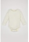 Defacto Kız Bebek Yeni Doğan Büyük Yaka Uzun Kollu Çıtçıtlı Body C1608a524spwt47