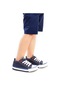 Kiko Kids Tinna Bağcıklı Erkek Bebek Keten Spor Ayakkabı Lacivert