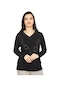 Kadın Orta Yaş Ve Üzeri Yeni Model V Yaka Taş İşlemeli Anne Penye Bluz 30560-siyah