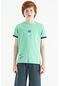 Tommy Life Su Yeşili Baskılı Standart Kalıp O Yaka Erkek Çocuk T-shirt - 11097 Su Yeşili
