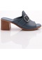 Dgn 2050 Kadin Topuklu Terlik 2050-2497-R0836 Mavi
