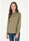 U.s. Polo Assn. Kadın Açık Haki Gömlek Basic 50297002-vr183 Açık Haki