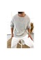 T-shirt Nefes Alabilen Terletmez Bisiklet Yaka Tshirt Oversize Desenli Bol Kesim Tişört krem
