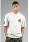 Maraton Sportswear Oversize Erkek Bisiklet Yaka Kısa Kol Basic Gümüş Gri T-shirt 23243-gümüş Gri