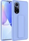 Noktaks - Huawei Honor 50 Uyumlu - Kılıf Mat Koruyucu El Tutacaklı Stand Olabilen Qstand Kapak - Lila