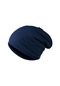 Mavi Faıtolagı Unisex Moda Örgü Düz Renk Yumuşak Pamuk Hip-hop Şapka