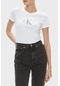 Calvin Klein Bayan T Shirt J20j222961 Yaf Beyaz