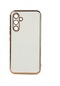 Mutcase - Samsung Uyumlu Galaxy A54 - Kılıf Parlak Renkli Bark Silikon Kapak - Beyaz