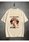 Unisex Enjoy Personel Time Baskılı Tasarım Tshirt Bej