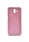 Tecno - Samsung Galaxy Uyumlu J6 Plus - Kılıf Mat Renkli Esnek Premier Silikon Kapak - Rose Gold