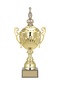 Odak Kupa - Figürlü Kupalar - Bowling / Labut Figürlü Kupalar Fg-089 B - 43 Cm Altın - Beyaz