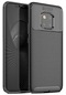 Noktaks - Huawei Uyumlu Huawei Mate 20 Pro - Kılıf Auto Focus Negro Karbon Silikon Kapak - Siyah