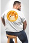 Doge Coin Büyük Beden Beyaz Tişört Kadın Erkek Ünisex Sırt Baskılı Beyaz