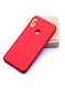 Kilifone - Xiaomi Uyumlu Mi A2 Lite - Kılıf Mat Renkli Esnek Premier Silikon Kapak - Kırmızı