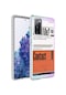 Kilifone - Samsung Uyumlu Galaxy S20 Fe - Kılıf Kenarlı Renkli Desenli Elegans Silikon Kapak - No6