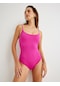 Koton Basic Mayo İnce Askılı U Yaka Slim Fit Fuşya 4sak20065mm