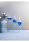 Glassic Desire Mavi Cam Kandil 3 Adet Cam Kandil - 200 ML Kandil Yağı + 3 Adet Kandil Fitili