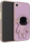 iPhone Uyumlu Se 2022 Kılıf Kamera Korumalı Astronot Desenli Standlı Silikon