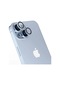 Ekılıf - iPhone 15 Plus Uyumlu - Kamera Lens Koruyucu Safir Parmak İzi Bırakmayan Anti-reflective Cl-15 - Mavi