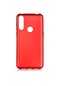 Tecno - Alcatel 1s 2020 - Kılıf Mat Renkli Esnek Premier Silikon Kapak - Kırmızı