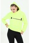 Kapüşonlu Kadın Sweatshirt-neon Sarı