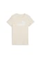 Puma 68237187 Ess No. 1 Logo Tee Kadın Spor Tişört Krem