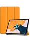 Noktaks - iPad Uyumlu Air 10.9 2022 5.nesil - Kılıf Smart Cover Stand Olabilen 1-1 Uyumlu Tablet Kılıfı - Turuncu