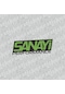 Sanayi Performance Sticker Siyah Yeşil