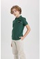 Defacto Erkek Çocuk Waffle Kısa Kollu Polo T-shirt C1594a824smgn259